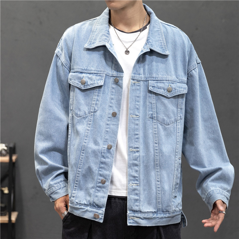 Mens Fashion Denim Jacket - Veste en Jean pour hommes, Vintage,