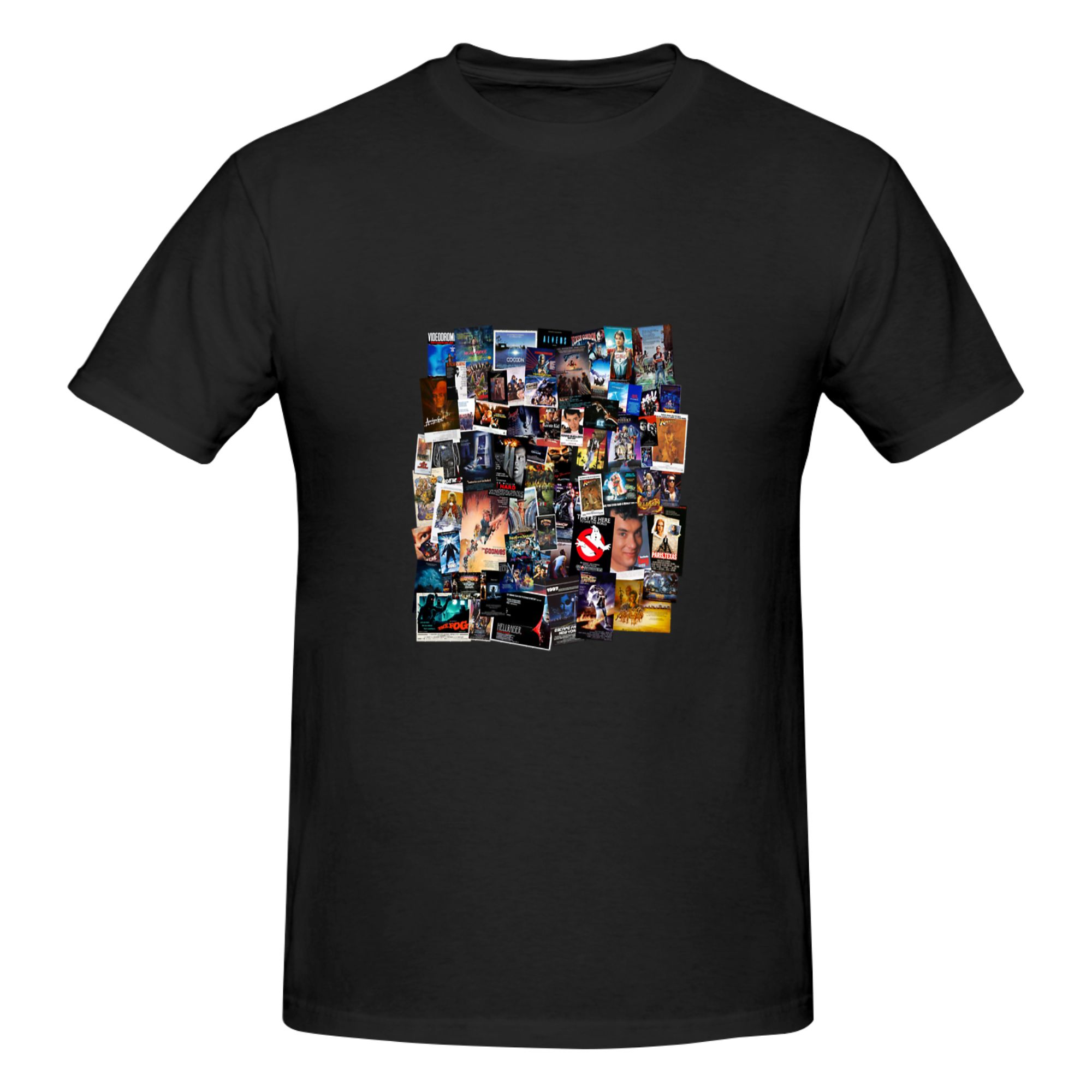 Mens Fashion In 1980S - T-shirt imprimé avec affiches de films