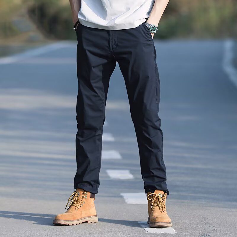 Men'S Fashion Overalls - Pantalon décontracté droit multi-poches pour homme,