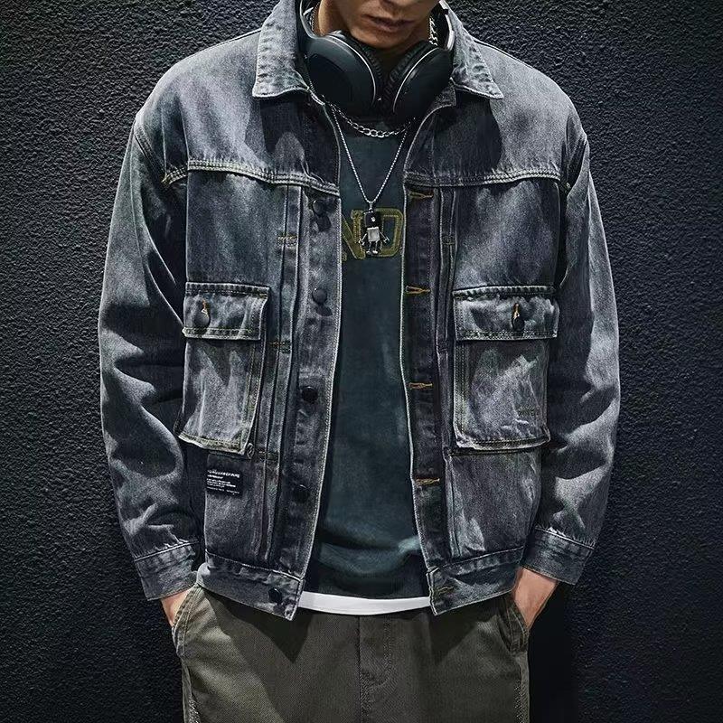 Mens Fashion Denim Jacket - Veste en jean de haute qualité