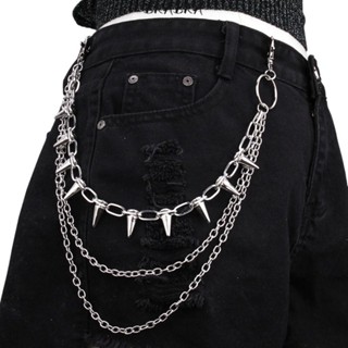 Men'S Fashion Overalls - Chaîne de taille unisexe Hip Hop