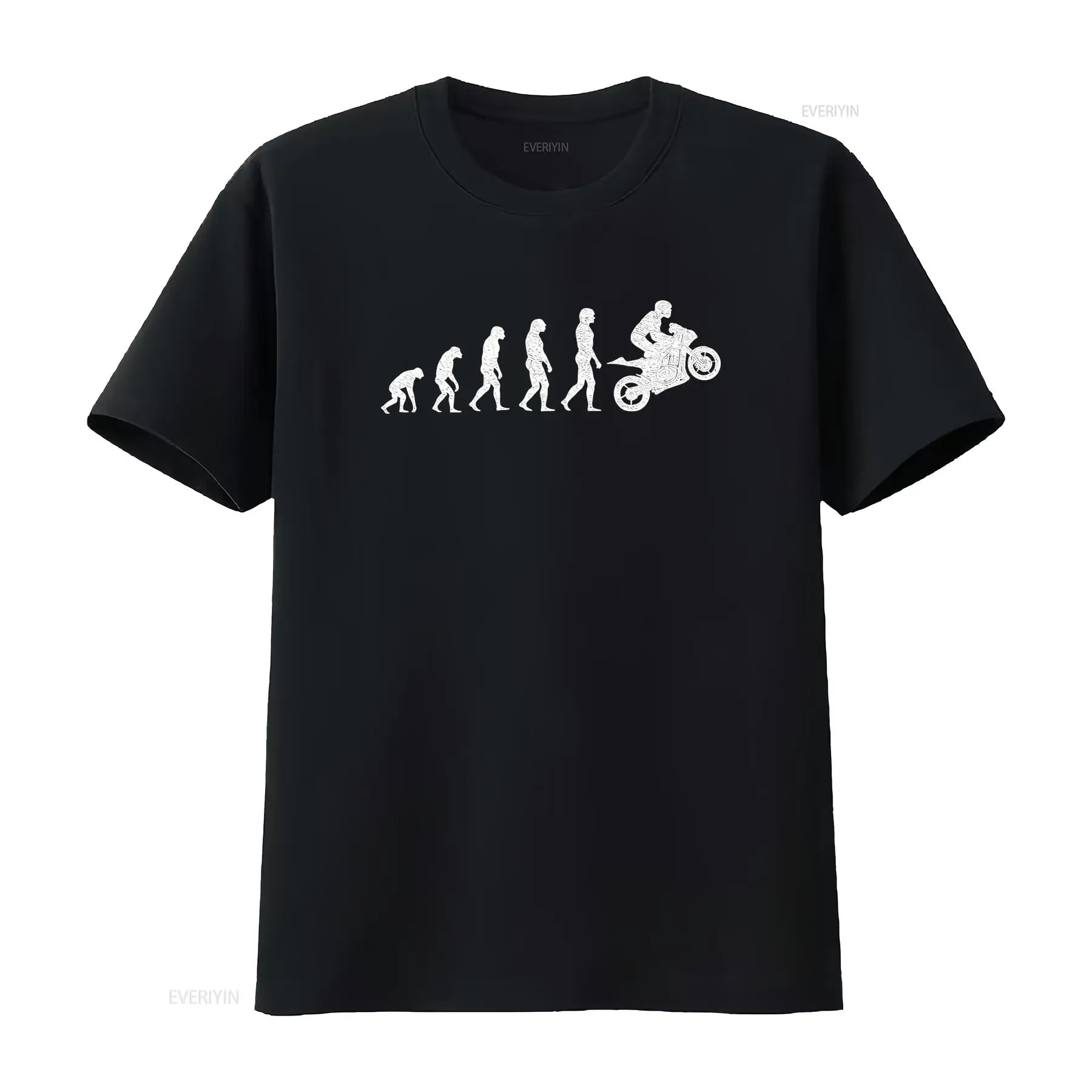 Men'S Fashion Evolution - T-shirt Moto Motocross Biker MC Club
