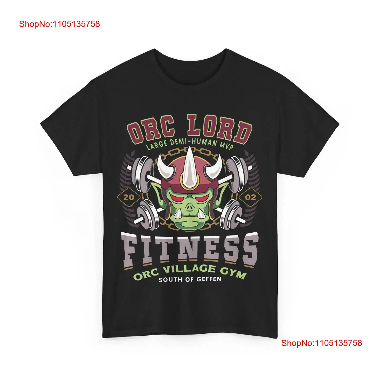 Men'S Fashion Online - Geffen Orc Village Fitness t-shirt Ragnarok