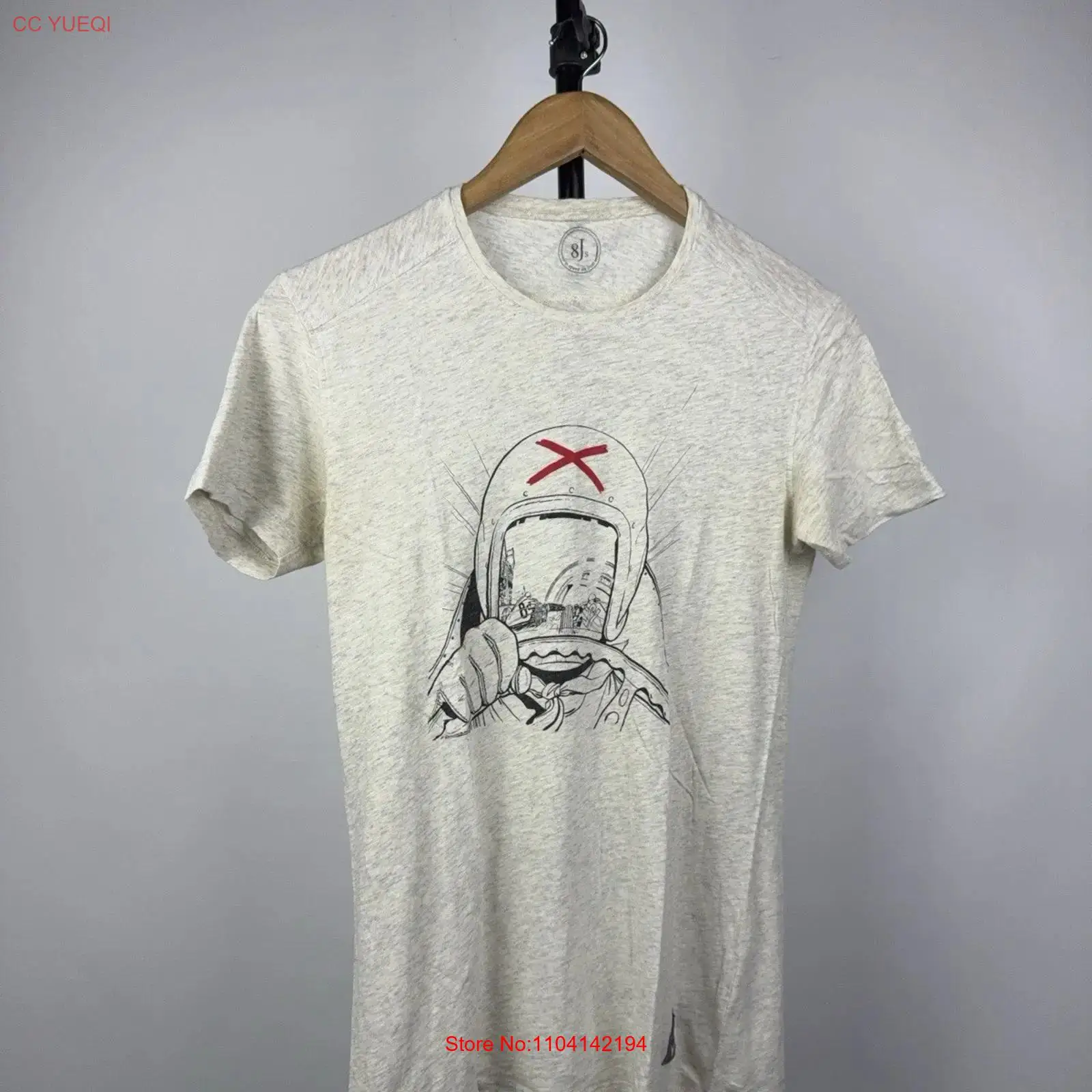 Men'S Fashion X - T-shirt 8Js x Michel Vaillant Racing