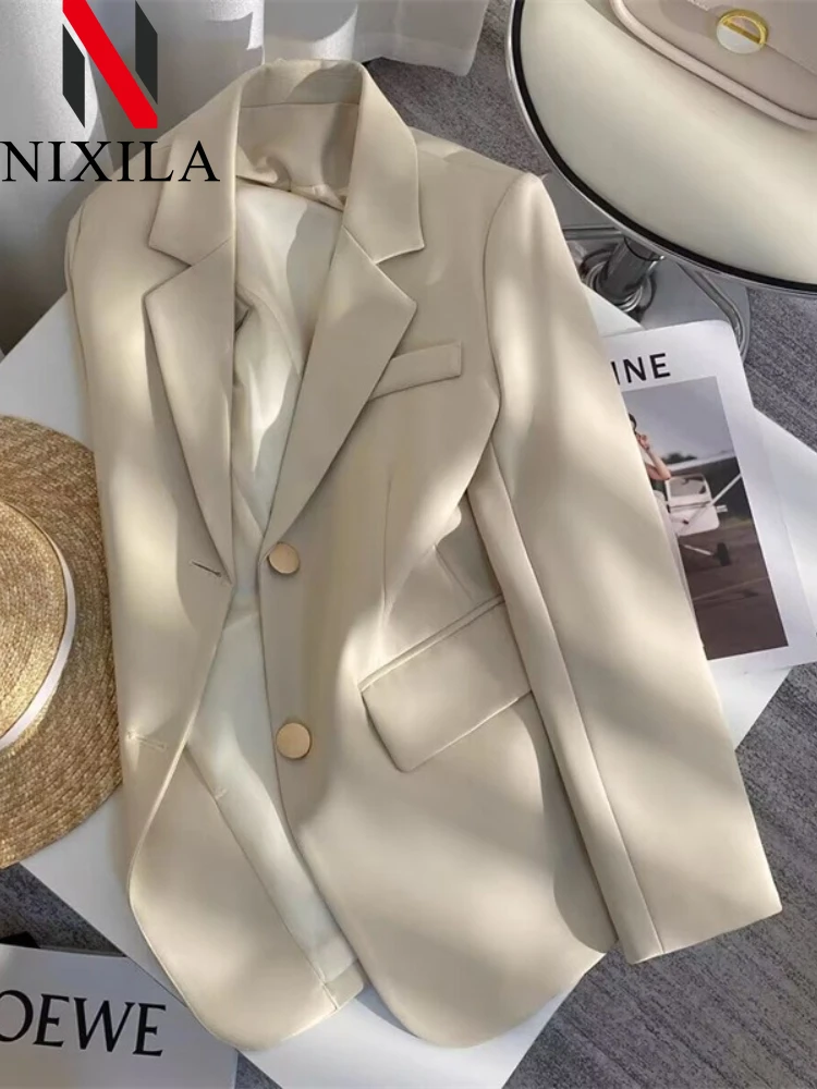 Men'S Fashion X - Blazer croisé chic pour femme, style