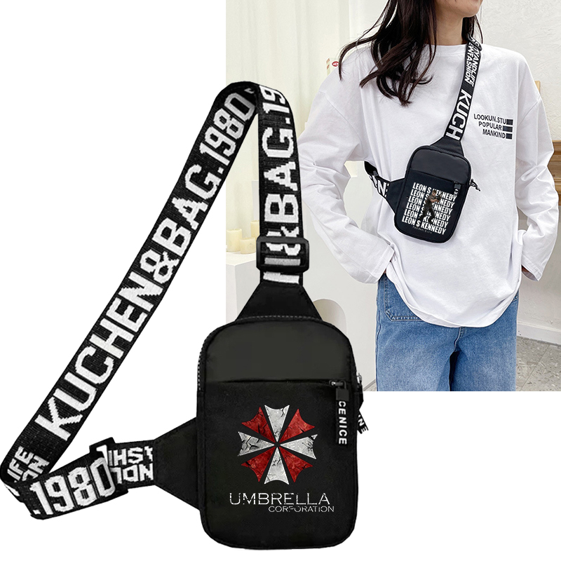 Crossbody Bag Men - Sac de poitrine sportif Resident Evil