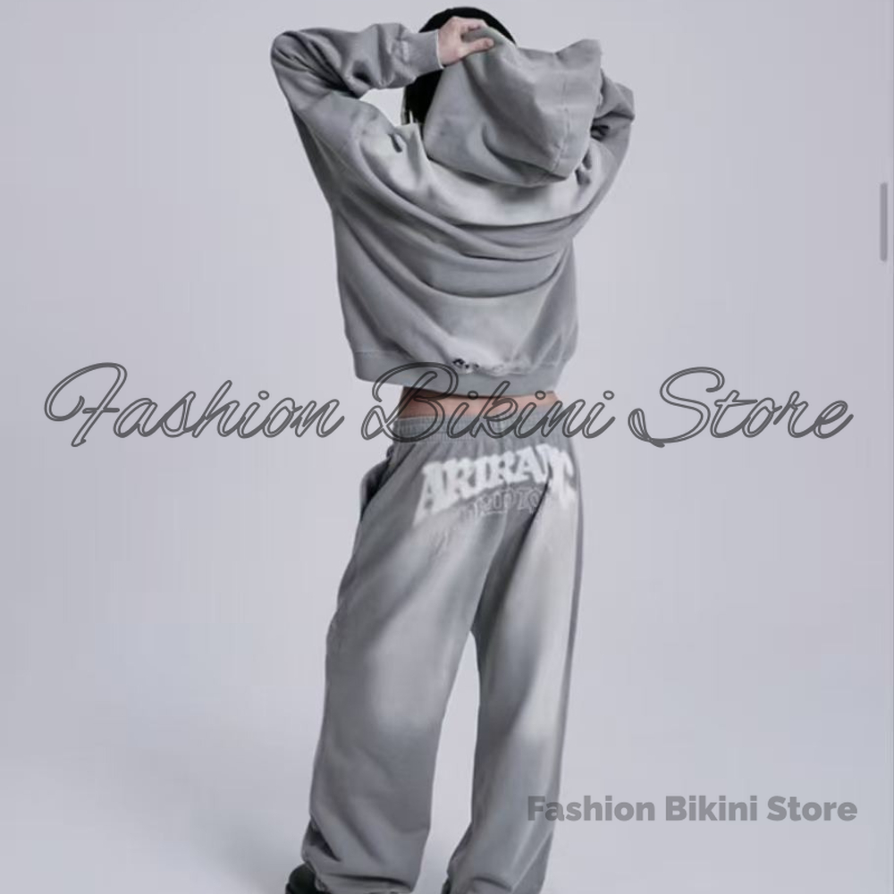 Mens Fashion Zip Up - NOUVEAU Sweat à capuche gris délavé