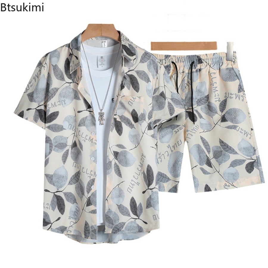 Mens Fashion Casual Outfits - Ensemble de chemises à manches courtes