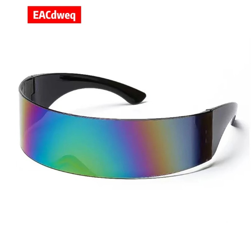 Men'S Fashion Y2K - Lunettes de soleil Y2K futuristes à