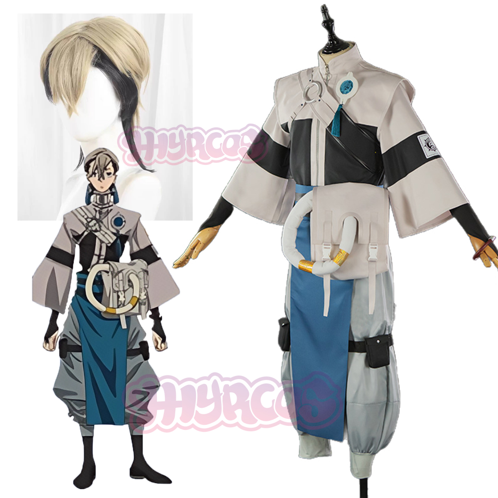 Mens Fashion Jumpsuit - Gachiakuta Zanka Cosplay Costume perruque Zanka