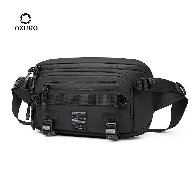 Crossbody Bag Men - Sac de taille imperméable pour hommes,