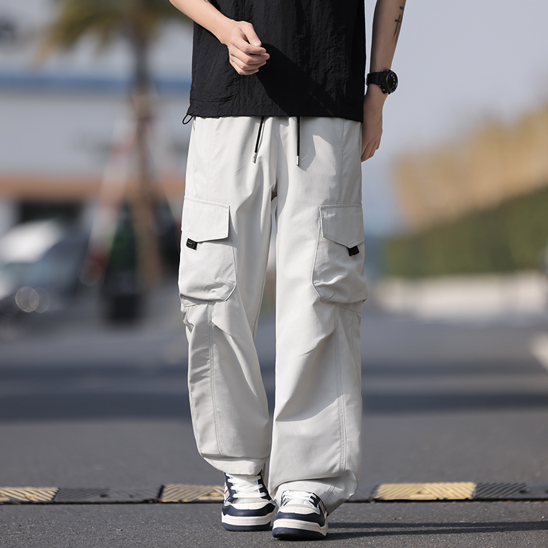 Cargo Jogger Pants - Pantalon cargo coréen pour homme, style