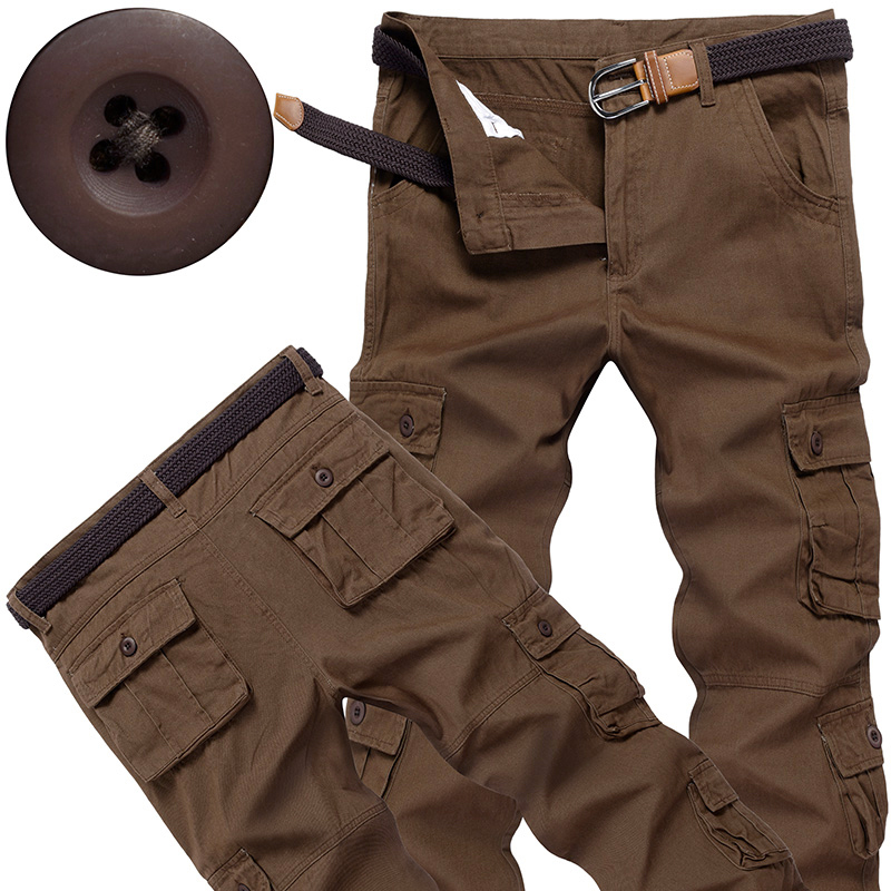 Cargo Jogger Pants - Pantalon cargo tactique pour homme, coton,