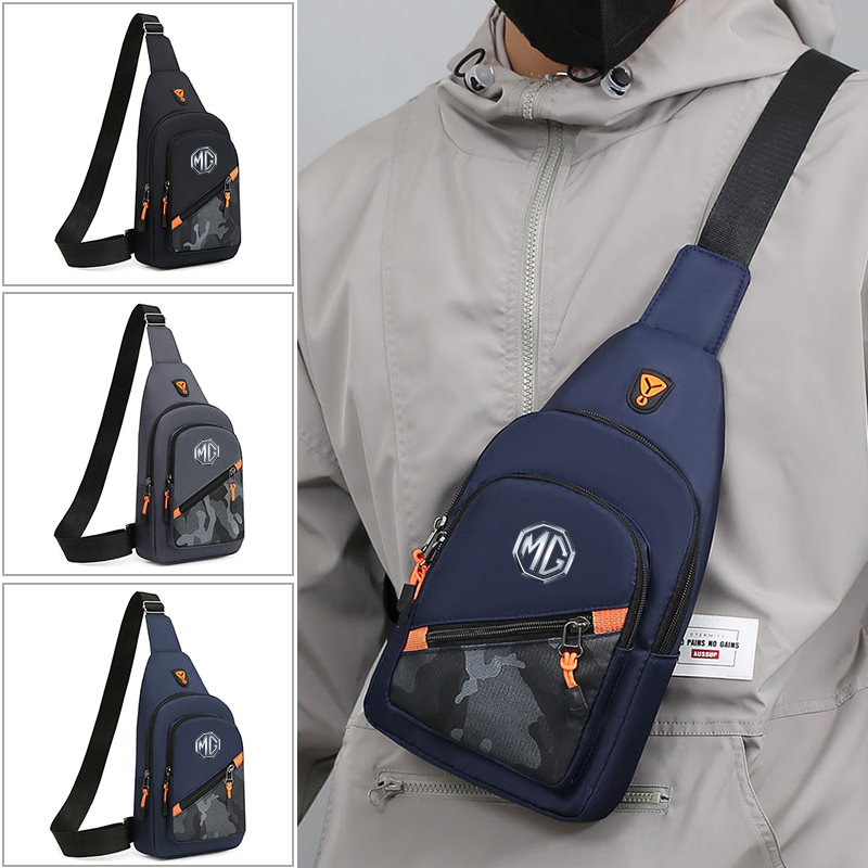 Crossbody Bag Men - Sac de poitrine bandoulière camouflage avec