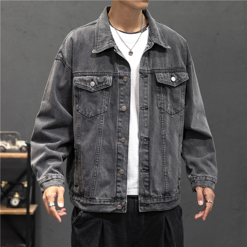 Veste en Jean pour hommes, Vin - Mens Fashion Denim Jacket avis et prix