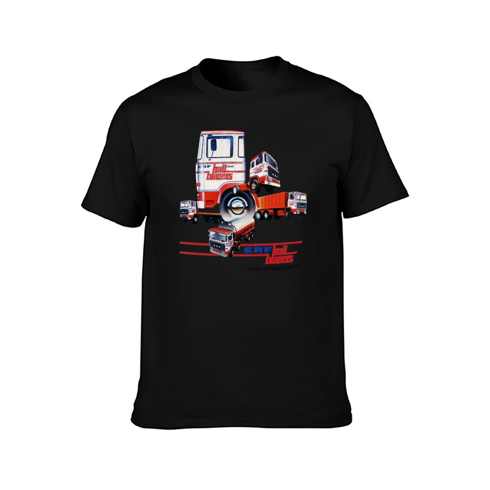 ERF TRUCKS - T-shirt publicita - Mens Fashion In 1980S avis et prix