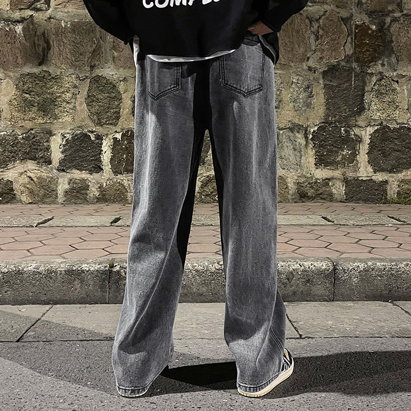 Jean Baggy pour hommes, mode c - Men'S Fashion Grey Jeans avis et prix