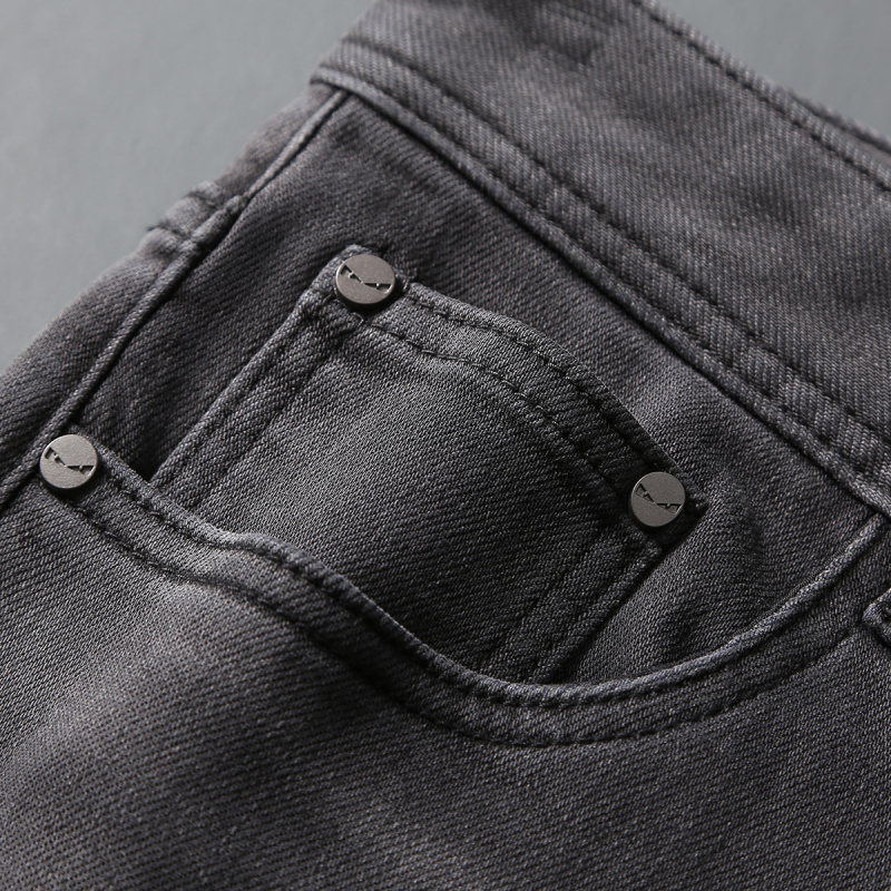 Jean de marque tendance pour h - Men'S Fashion Grey Jeans avis et prix