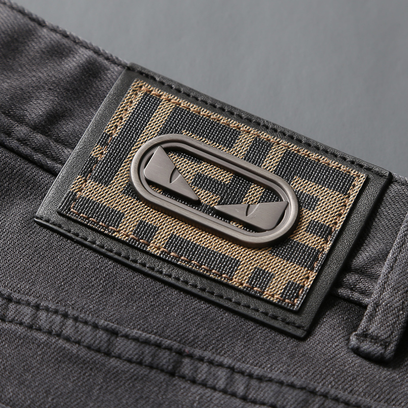 Jean de marque tendance pour h - Men'S Fashion Grey Jeans avis et prix