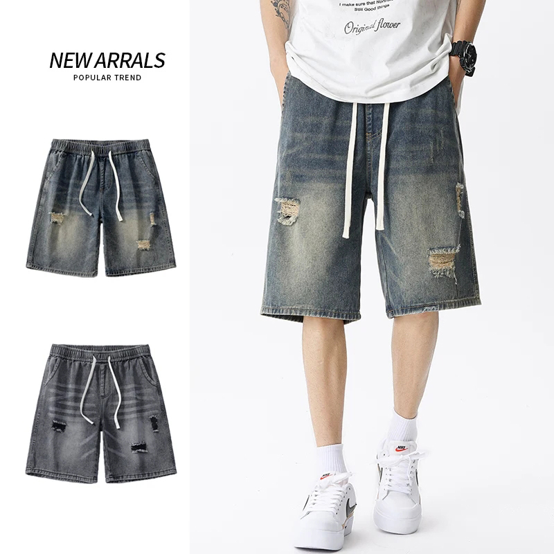 Été mince Denim Shorts hommes  - Men'S Fashion Overalls avis et prix