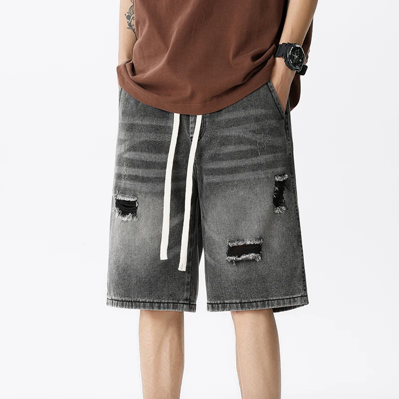 Été mince Denim Shorts hommes  - Men'S Fashion Overalls avis et prix