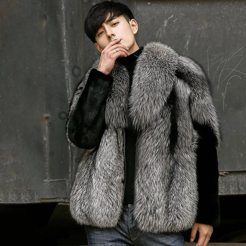 Manteau en fausse fourrure pou - Men'S Fashion X avis et prix