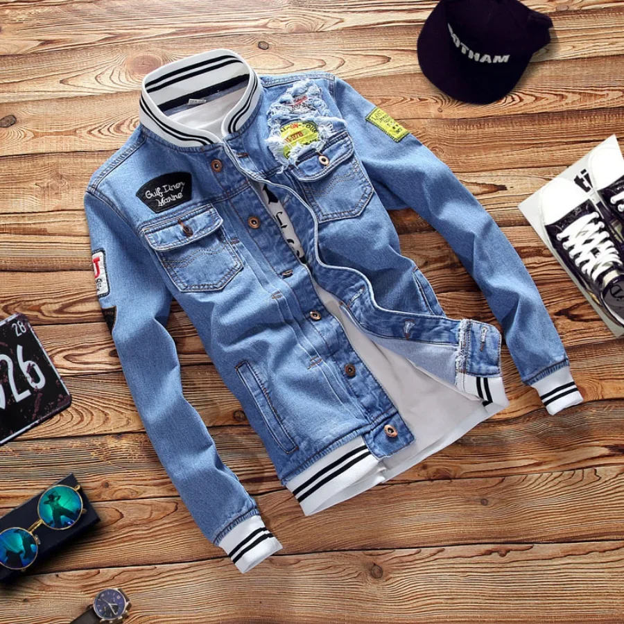 Nouveau 2026 hommes Denim vest - Mens Fashion Denim Jacket avis et prix