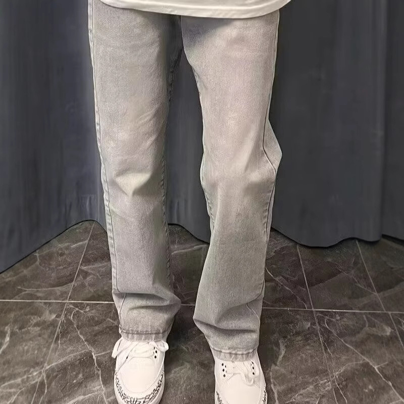 Américain Vintage nouvelle mod - Men'S Fashion Grey Jeans avis et prix