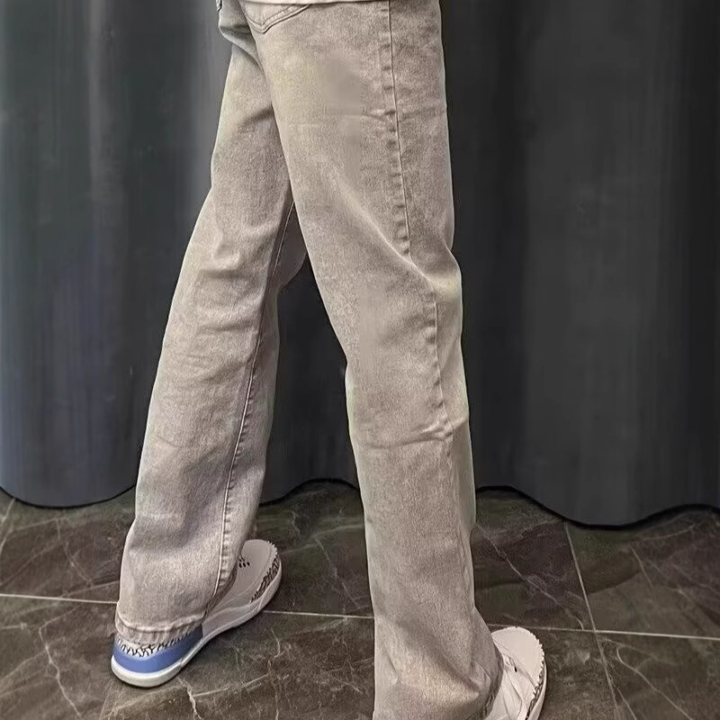 Américain Vintage nouvelle mod - Men'S Fashion Grey Jeans avis et prix