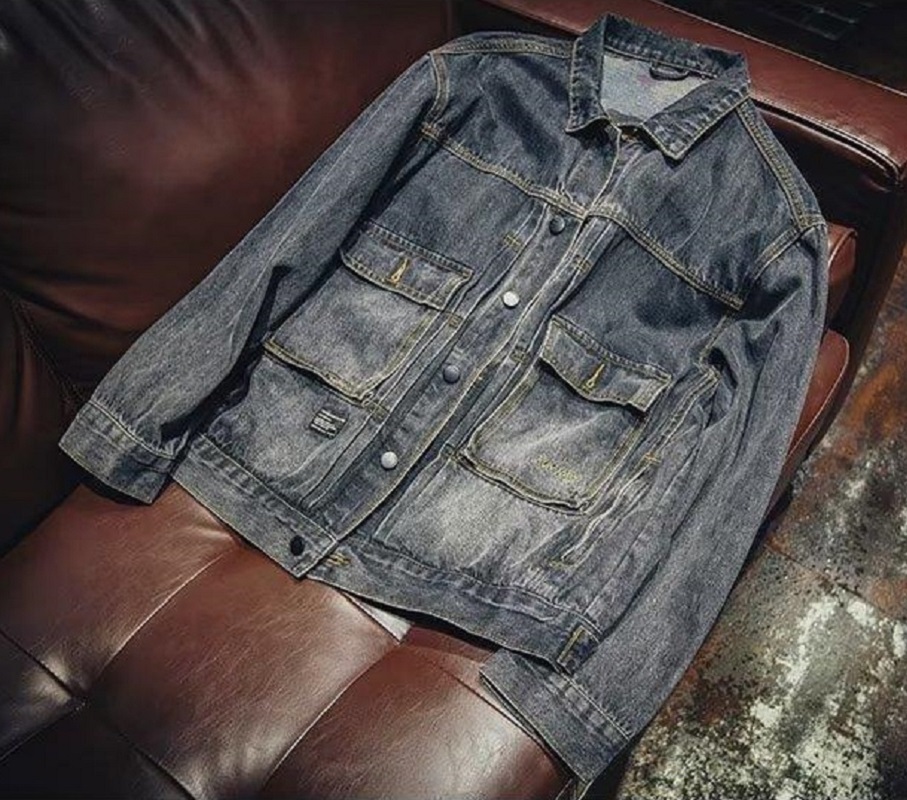 Veste en jean de haute qualité - Mens Fashion Denim Jacket avis et prix