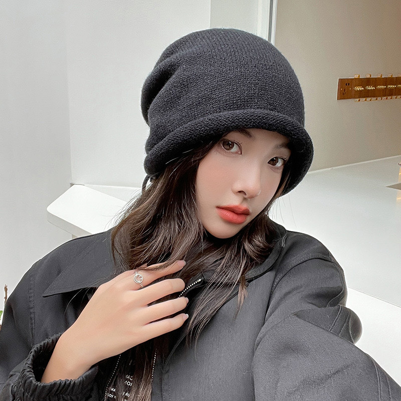 Bonnet tricoté capuche femme h - Beanie Winter Hat avis et prix