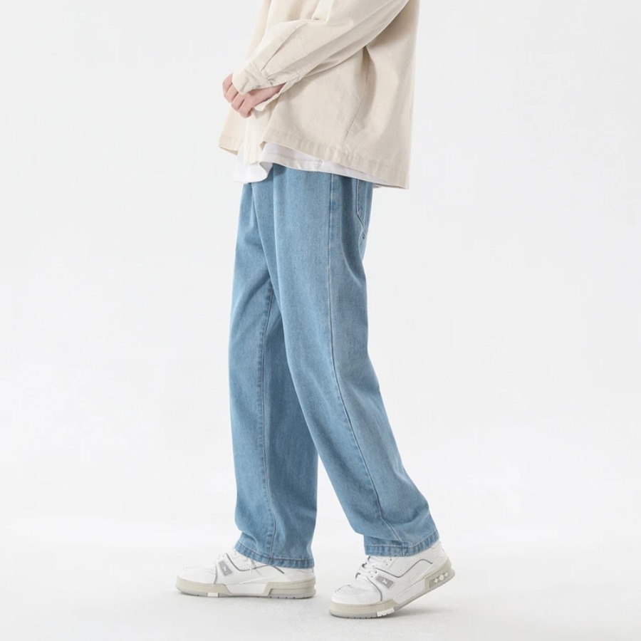Nouveau Jean Décontracté Corée - Men'S Fashion Grey Jeans avis et prix