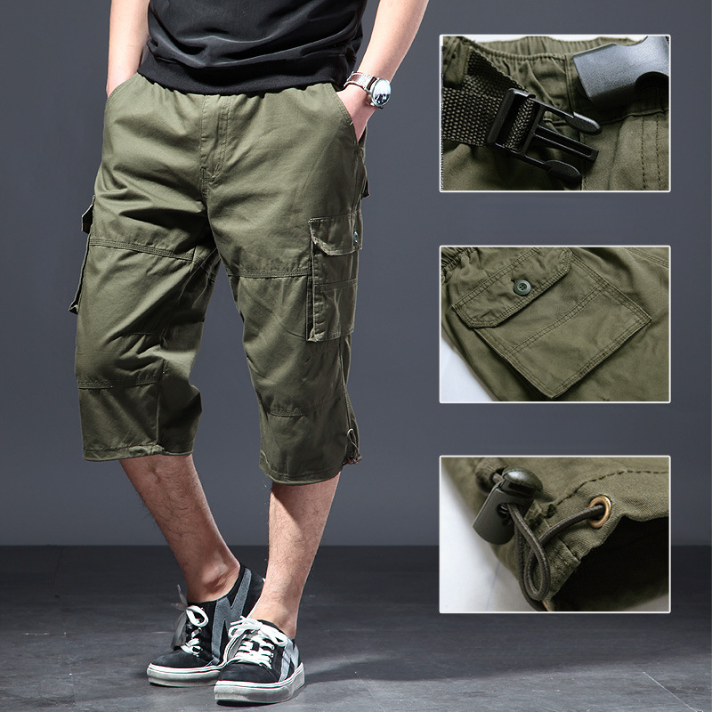 Pantalon 3/4 en coton pour hom - Men'S Fashion Overalls avis et prix