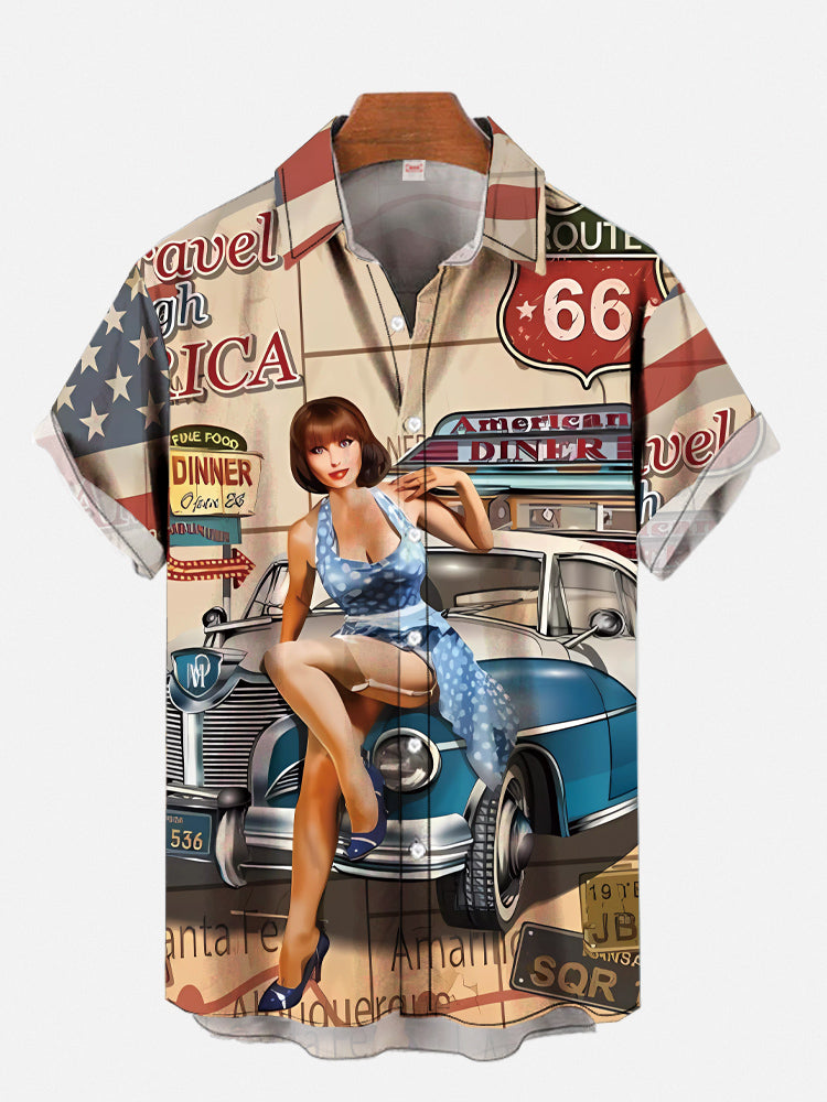 Chemise de cowgirl imprimée ha - Mens Fashion In 1980S avis et prix