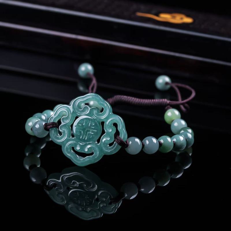 Bracelet en jadéite naturelle  - Mens Fashion Bracelet avis et prix