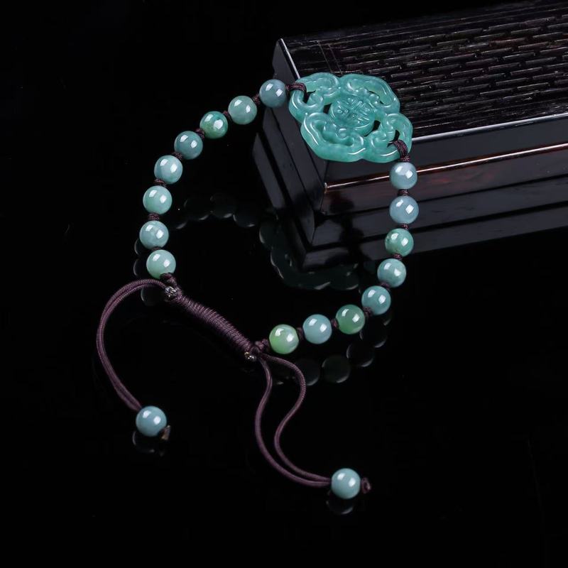 Bracelet en jadéite naturelle  - Mens Fashion Bracelet avis et prix