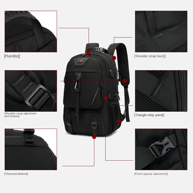 Sac à dos de voyage USB grande - Men'S Fashion Over 60 avis et prix