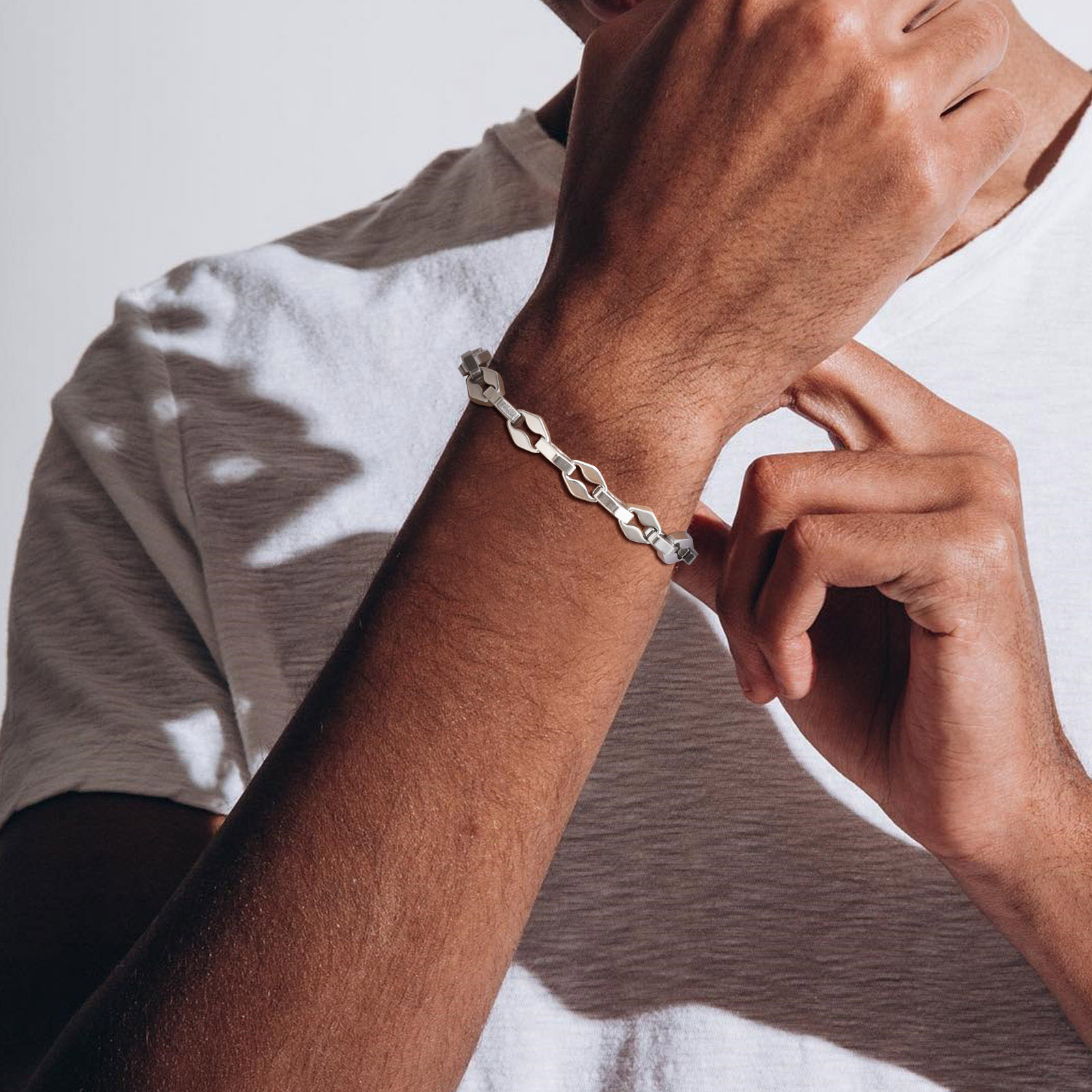 Vnox-Bracelets à maillons en l - Mens Fashion In 1980S avis et prix