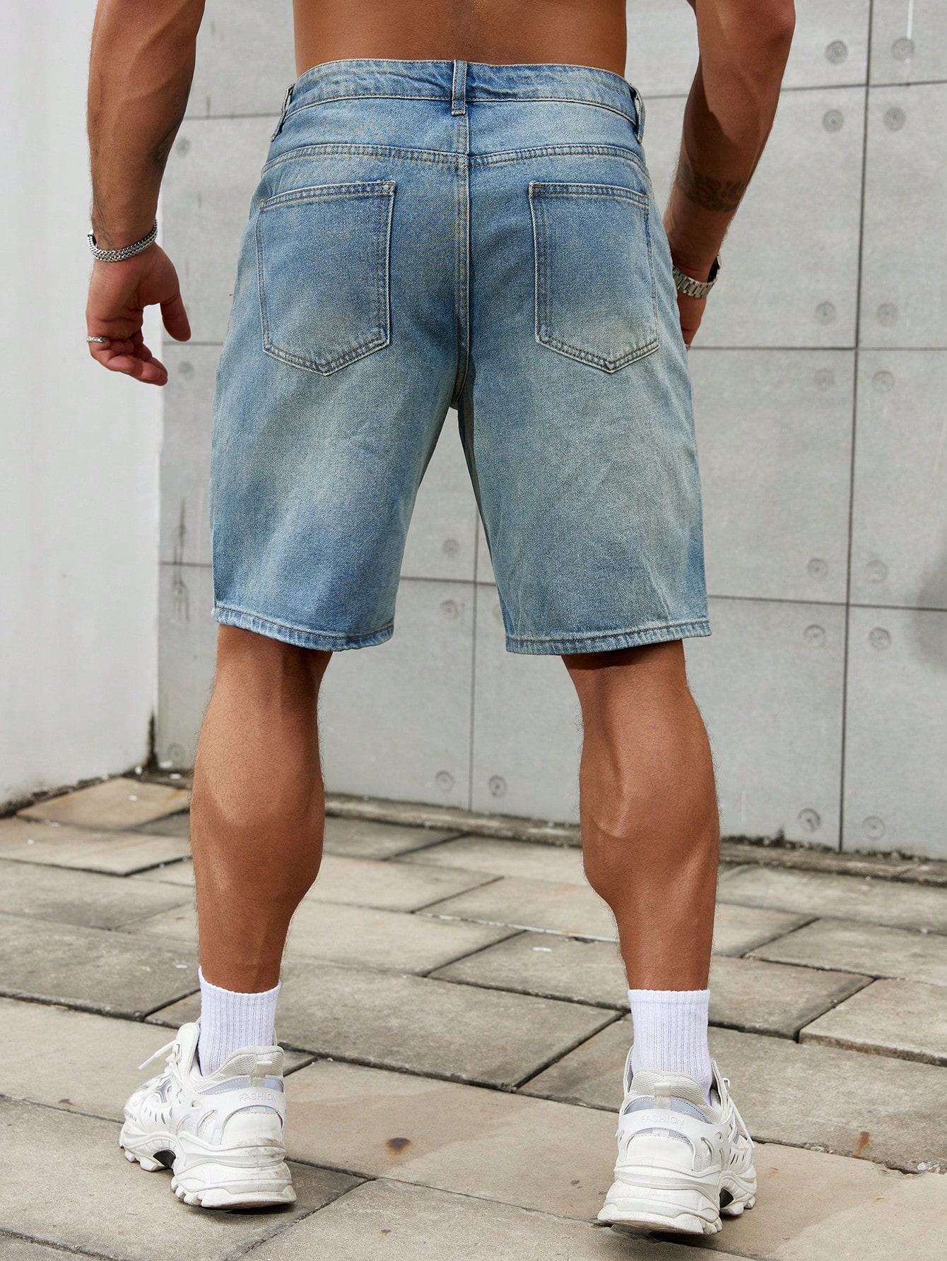 Short en jean déchiré pour hom - Men'S Fashion Overalls avis et prix