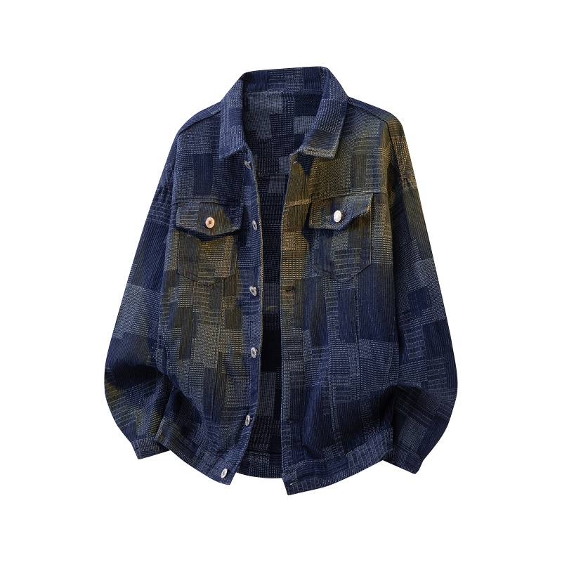 Veste en jean délavé pour homm - Mens Fashion Denim Jacket avis et prix
