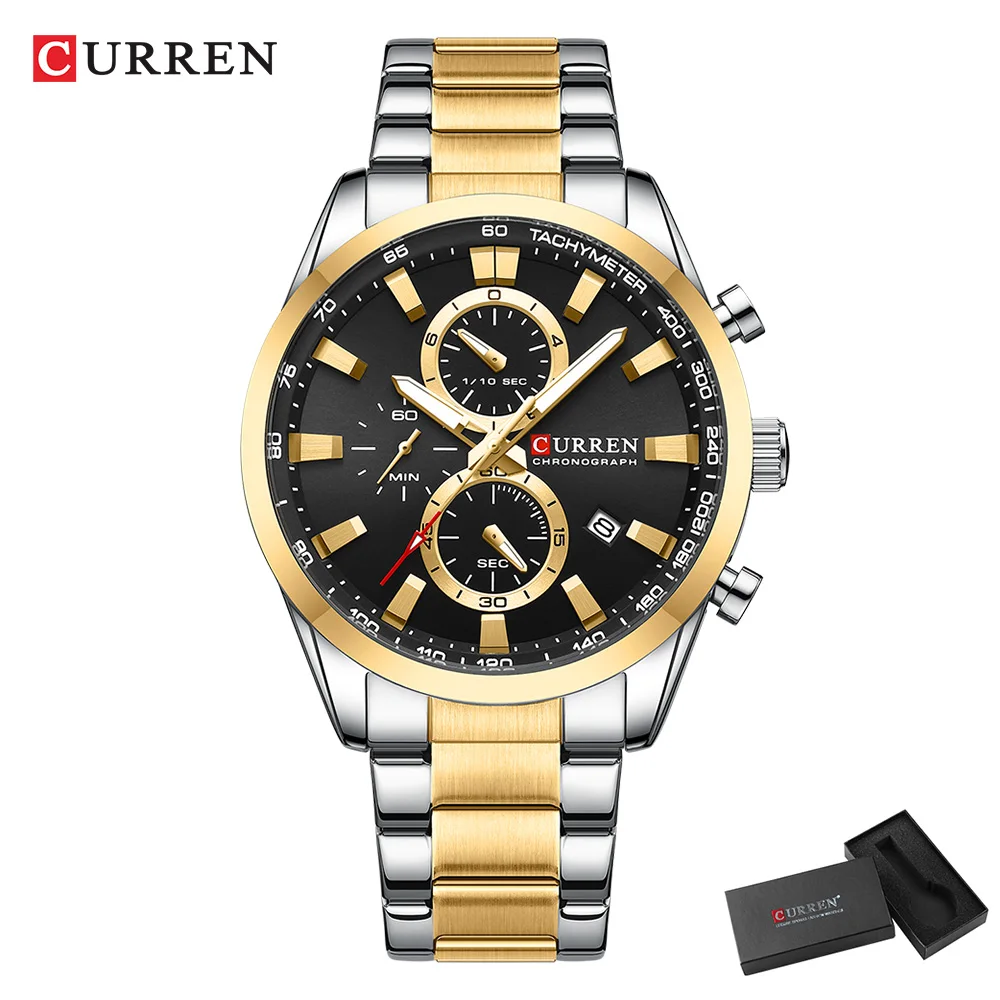 CURREN Casual Quartz Chrono Sp - Mens Fashion Bracelet avis et prix