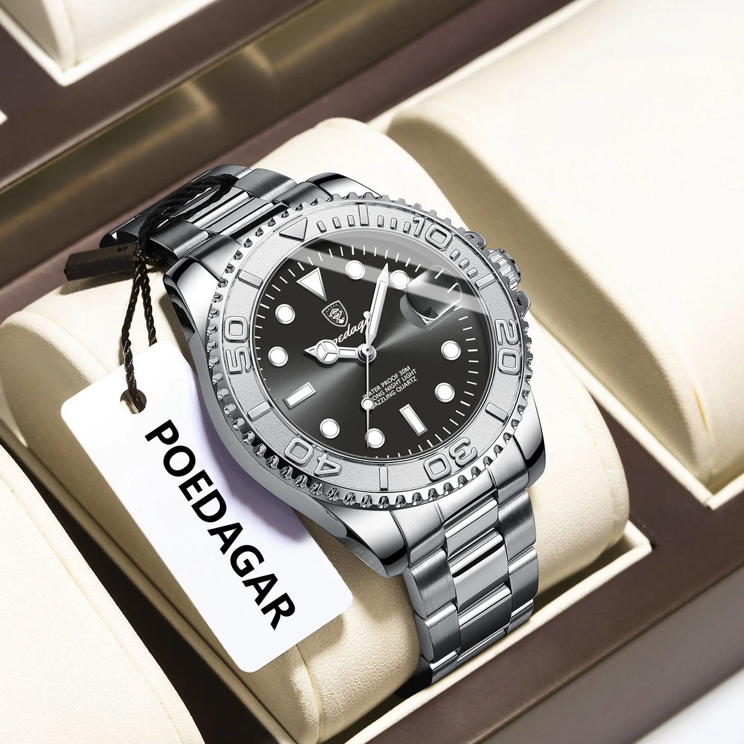 POEDAGAR montre de Sport à la  - Mens Fashion Bracelet avis et prix