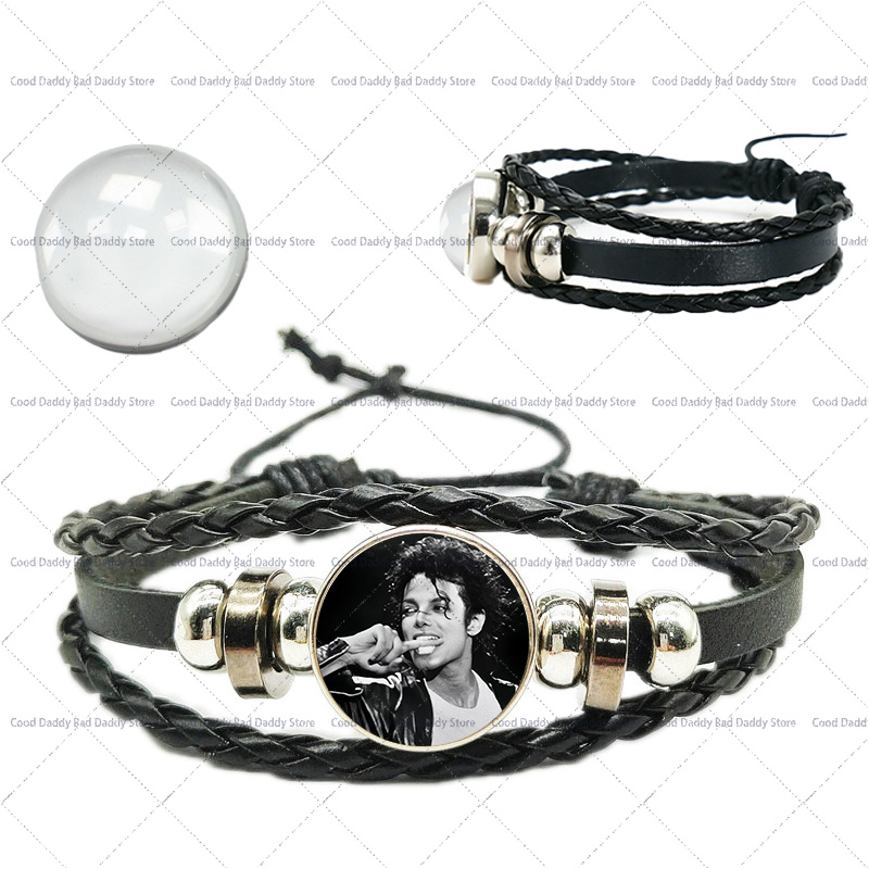 Bracelet tressé Michael Jackso - Mens Fashion Bracelet avis et prix