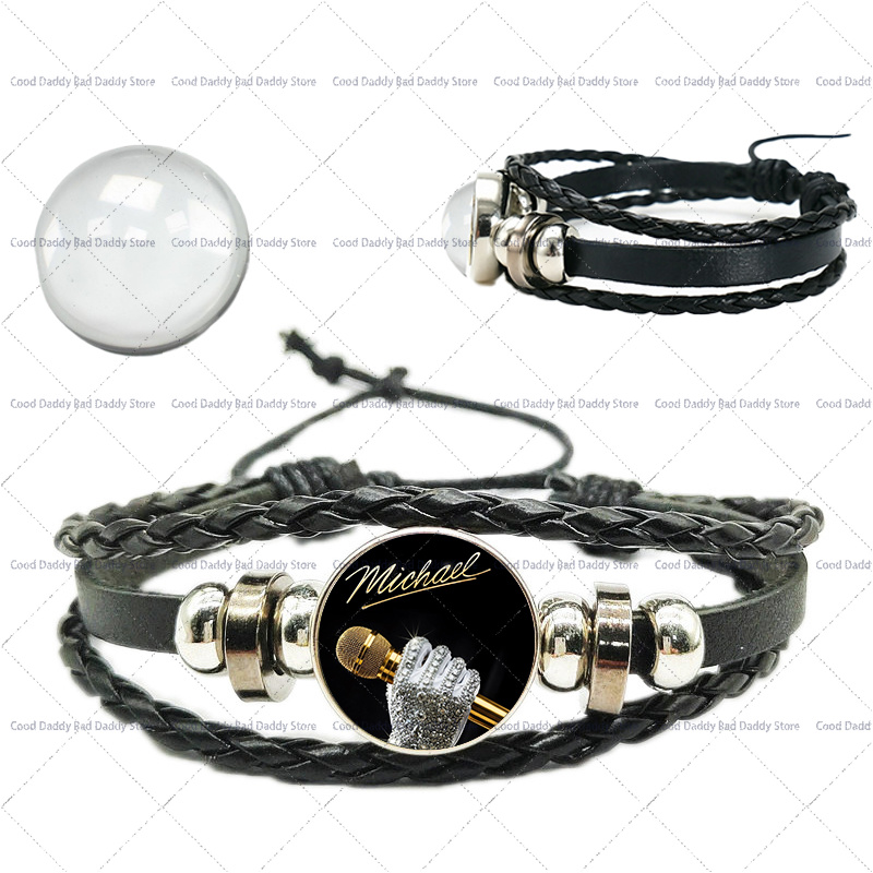 Bracelet tressé Michael Jackso - Mens Fashion Bracelet avis et prix