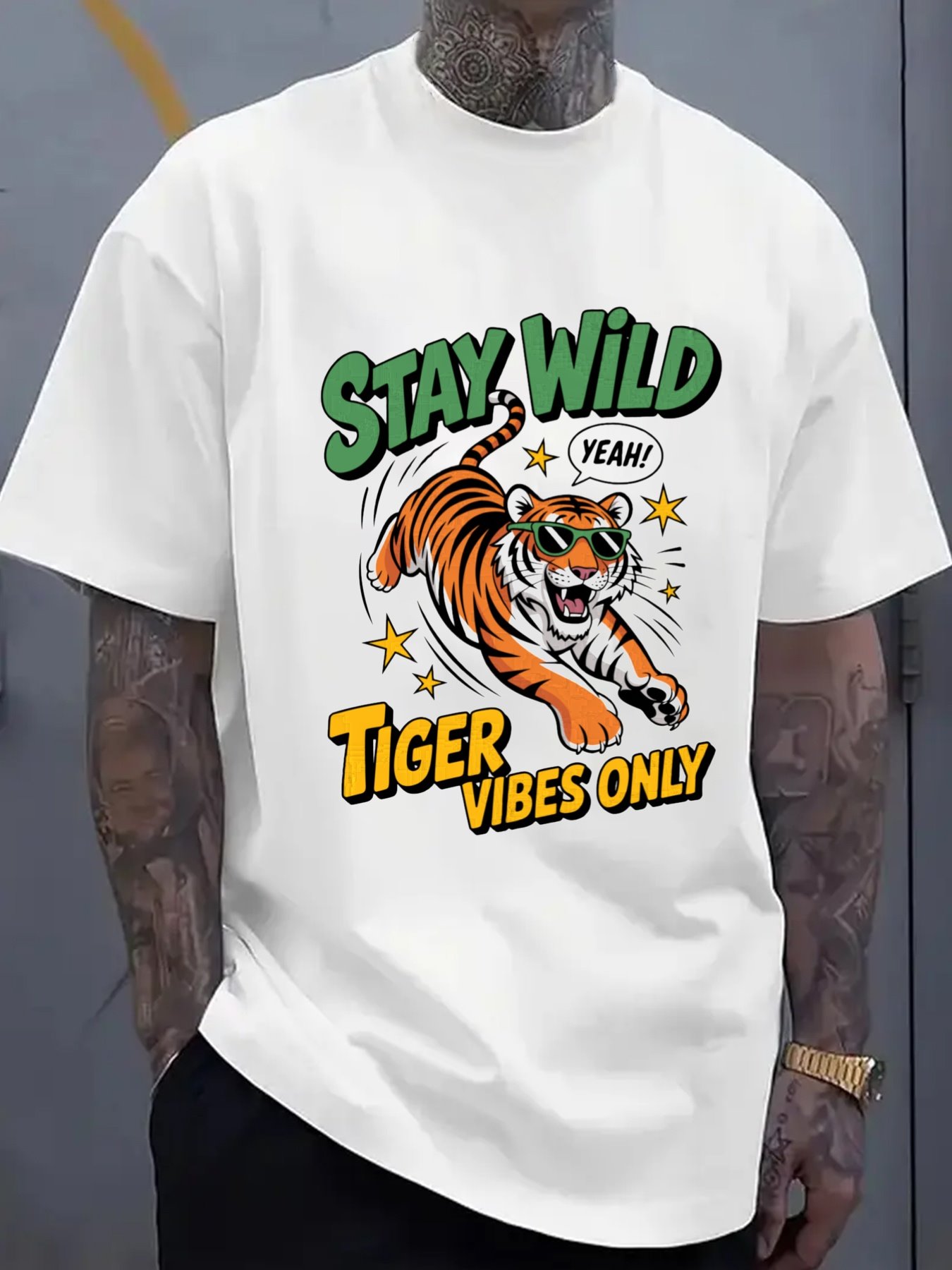 T-shirt pour homme style Tigre - Men'S Fashion Looks 2026 avis et prix