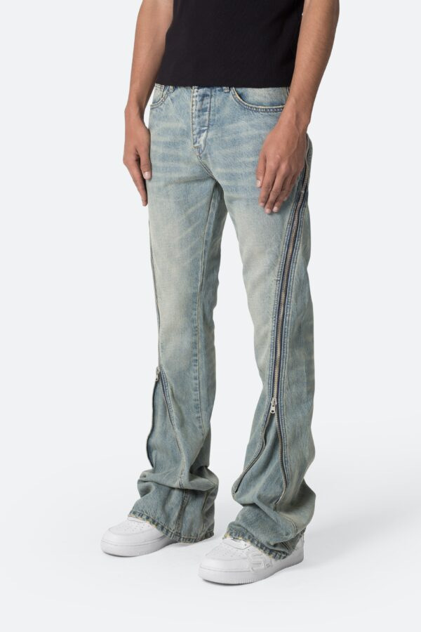 Jean évasé décontracté basique - Men'S Fashion Grey Jeans avis et prix