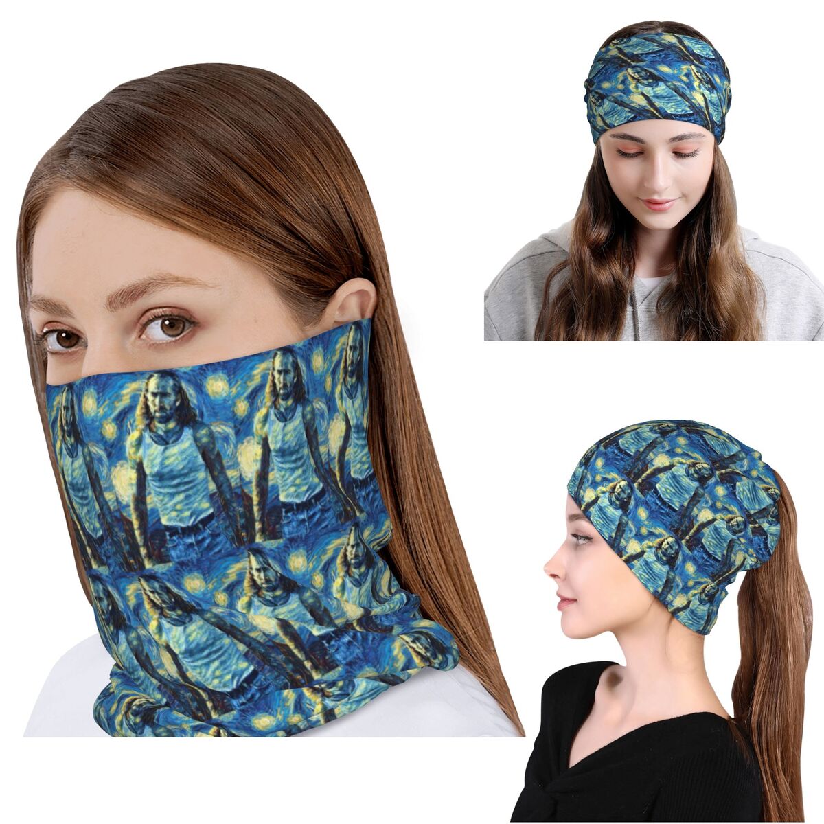 Nicolas Cage Stage Bandana – M - Beanie Winter Hat avis et prix