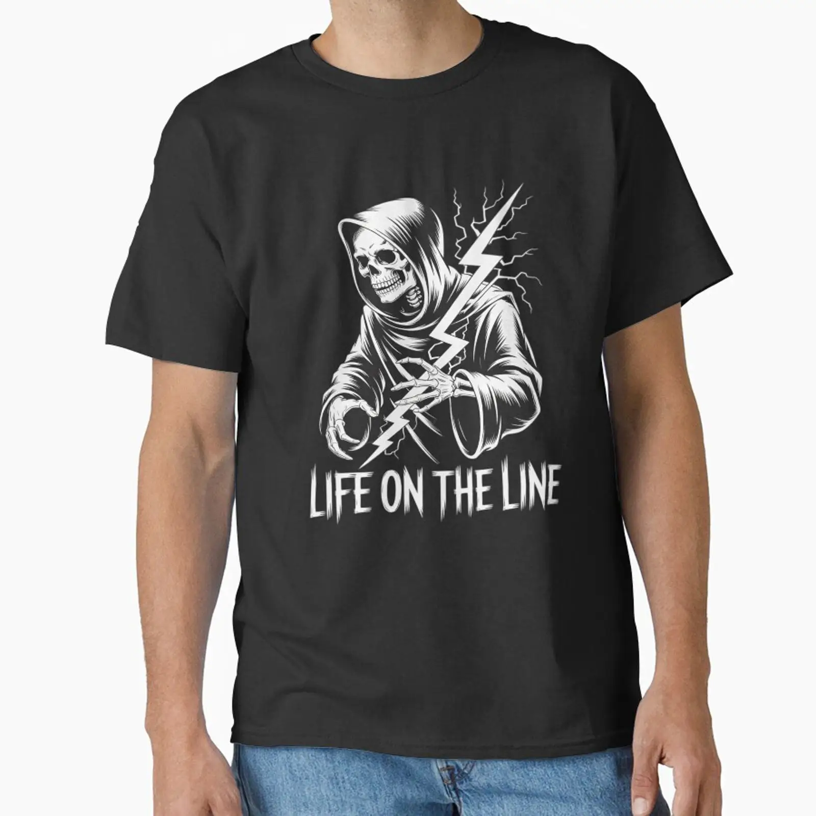 Life On The Line Lineman's - T - Men'S Fashion Online avis et prix