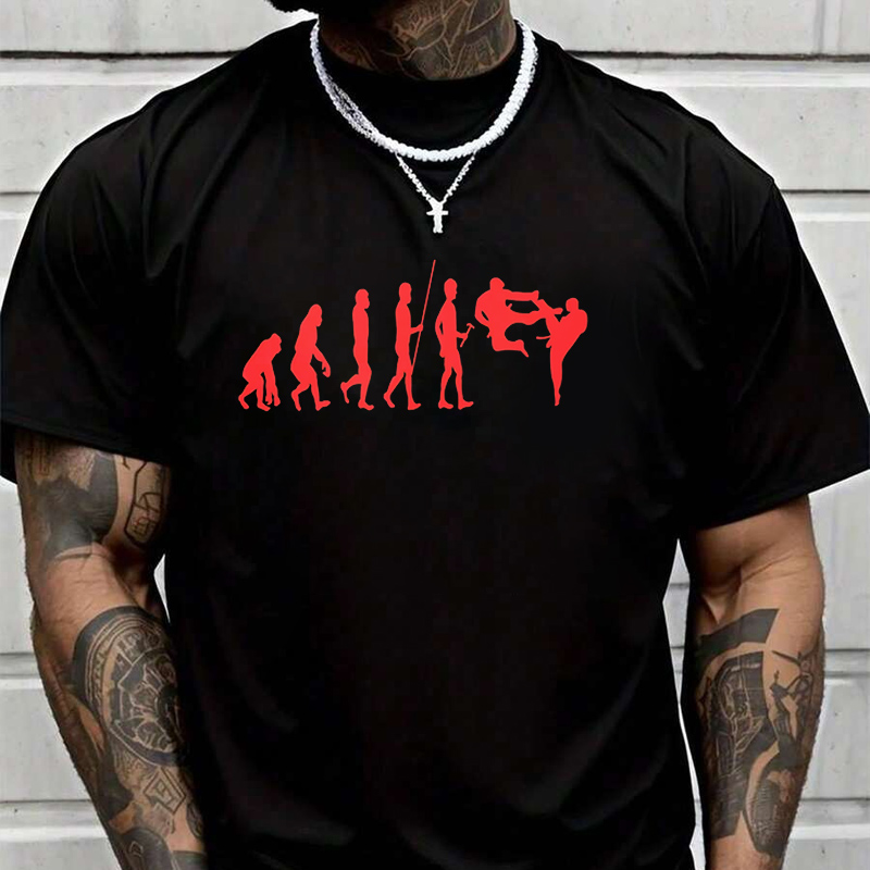 T-shirt imprimé Karate Evoluti - Men'S Fashion Evolution avis et prix