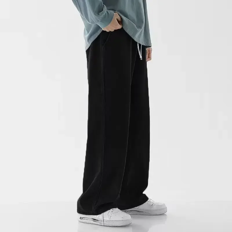 Style coréen Streetwear nouvel - Men'S Fashion Grey Jeans avis et prix